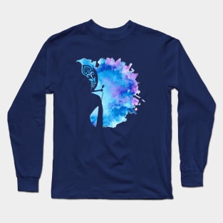 Spiritual Lord Krishna Design Long Sleeve T-Shirt